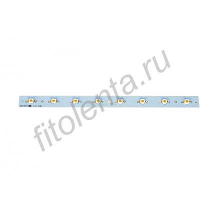 Светодиодная полноспектровая линейка на базе 3Вт чипов для досвечивания растений суммарной мощностью 24Вт